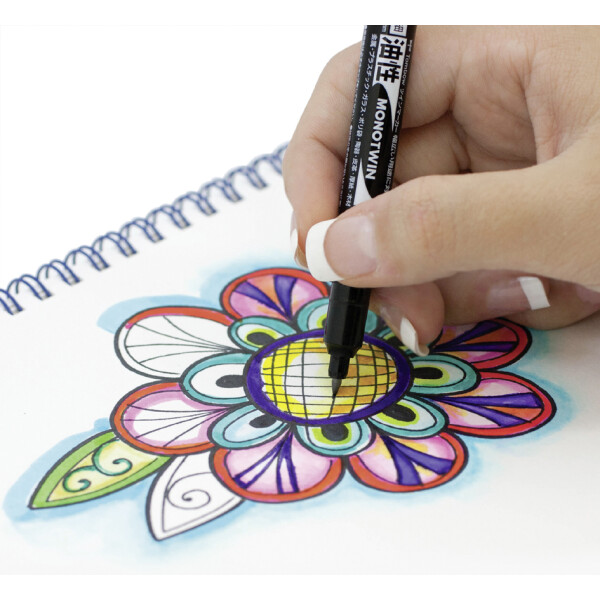 Tombow Doppel-Fineliner MONO twin, schwarz