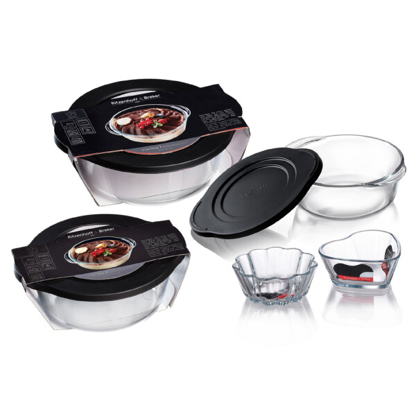Ritzenhoff & Breker Auflaufform CUCINA, aus Glas, 1,45 Liter