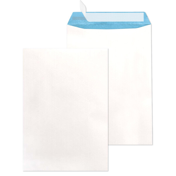 MAILmedia Versandtasche B4, fadenverstärkt, weiß blau