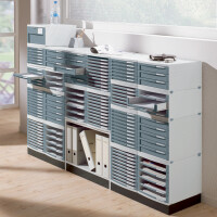 HAN Schubladenbox CONTUR, 10 Schübe, dunkelgrau