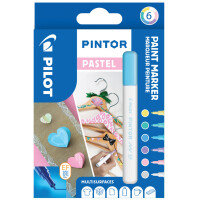 PILOT Pigmentmarker PINTOR, medium, 6er Set...