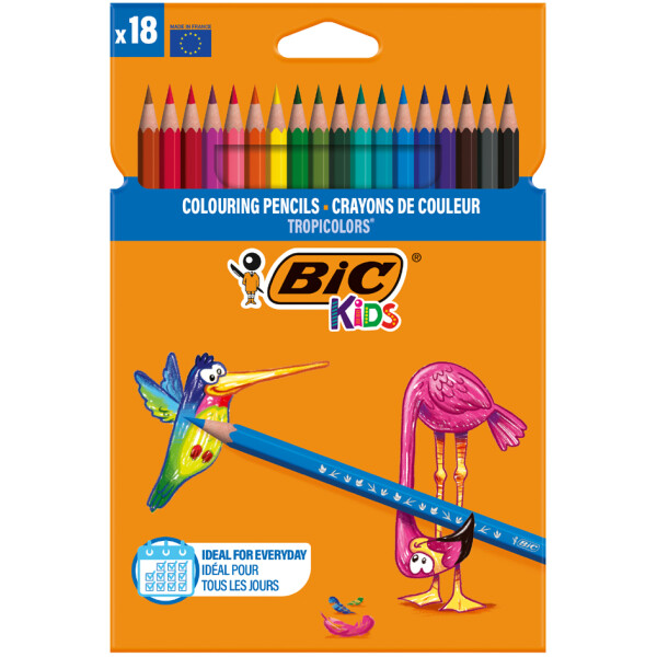 BIC KIDS Buntstifte Tropicolors, 24er Kartonetui