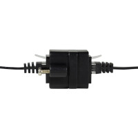 LogiLink Patchkabel-Verbinder mit Flansch, Kat.5e, schwarz