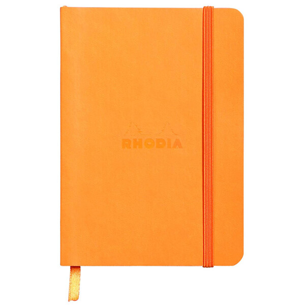 RHODIA Notizbuch RHODIARAMA, DIN A6, liniert, orange