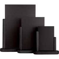 Securit Tischaufsteller ELEGANT, klein, teak