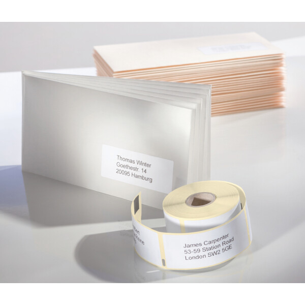 AVERY Zweckform Rollenetiketten, 89 x 28 mm, weiß
