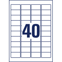 AVERY Zweckform Kraftkleber-Etiketten, 45,7 x 25,4 mm,...