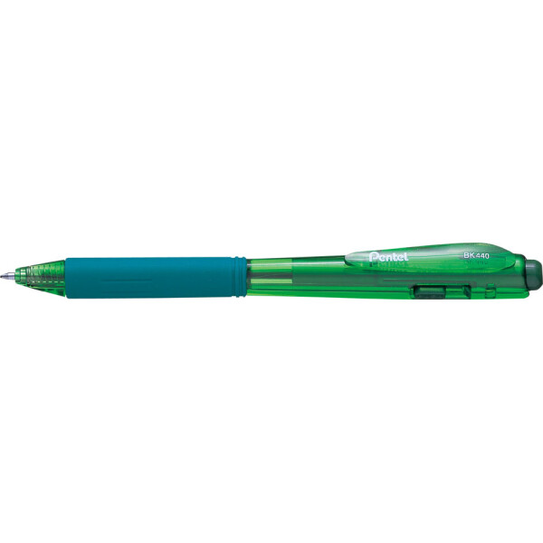 Pentel Druckkugelschreiber BK440, gr&uuml;n
