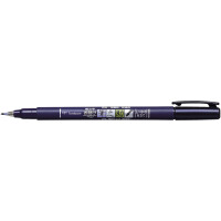 Tombow Kalligraphie-Stift Fudenosuke, Härtegrad 1, grau
