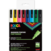 POSCA Pigmentmarker PC-3M, 16er Etui, sortiert
