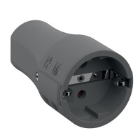 BACHMANN Schutzkontakt Montagekupplung, schwarz