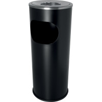 helit Standascher "the shark", Stahlblech, schwarz