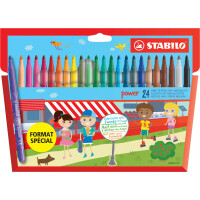 STABILO Fasermaler power, rund, 12er Kartonetui