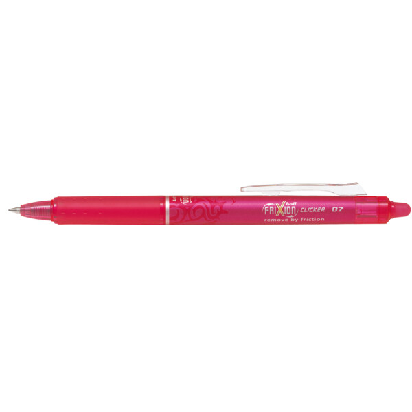 PILOT Tintenroller FRIXION BALL CLICKER 07, pink