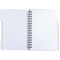 Oxford Registerbuch - Doppelspirale, 170 x 220 mm