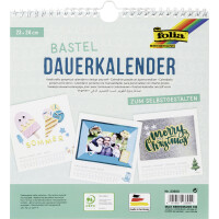 folia Kreativ-Wandkalender, 230 x 240 mm, schwarz