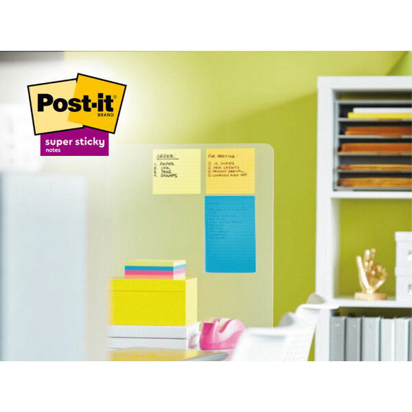 Post-it Haftnotizen super sticky Meeting Notes, 203 x 152 mm