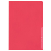 LEITZ Sichthülle Standard, A4, PP, genarbt, rot,...