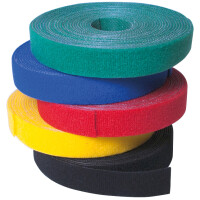 LogiLink Klettband, 16 mm x 4 m, rot