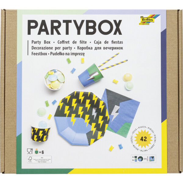 folia Party-Box "Girls", 42-teilig