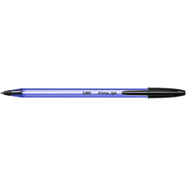 BIC Kugelschreiber Cristal Soft, Strichfarbe: schwarz