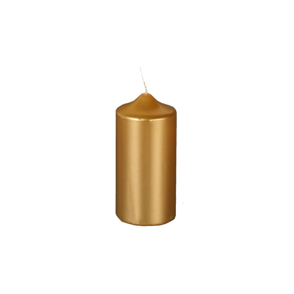 PAPSTAR Stumpenkerze, 60 mm, gold