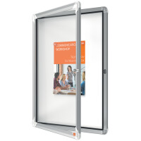 nobo Schaukasten Premium Plus, Metall-Rückwand, 8 x DIN A4