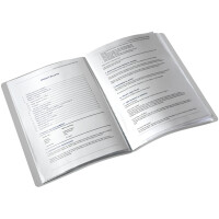 LEITZ Sichtbuch Style, A4, PP, mit 20 Hüllen, granat-rot