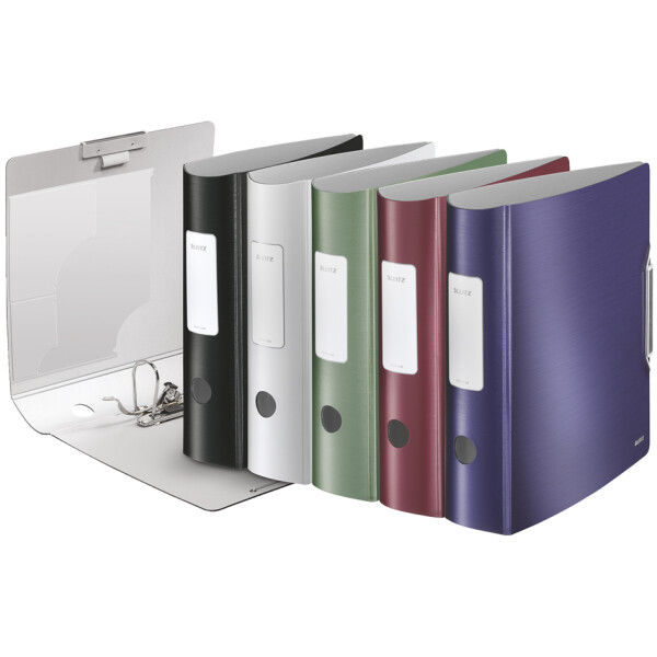 LEITZ Ordner Active Style, 180 Grad, 80 mm, granat-rot