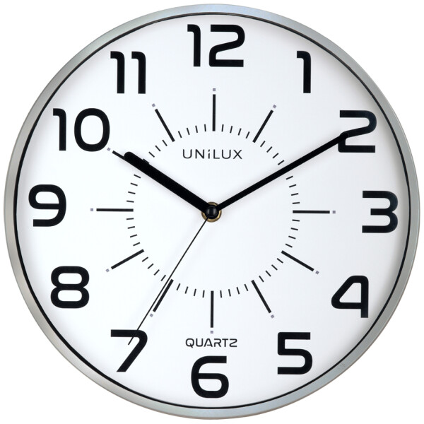 UNiLUX Wanduhr Quarzuhr "POP", Durchmesser: 300 mm, schwarz