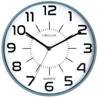 UNiLUX Wanduhr Quarzuhr "POP", Durchmesser: 300 mm, schwarz