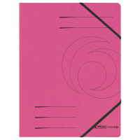 herlitz Eckspannermappe easyorga, A4, Karton, fuchsia