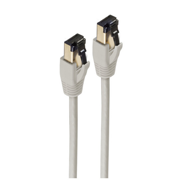 shiverpeaks BASIC-S Patchkabel, Kat. 8, F FTP, 10,0 m, grau