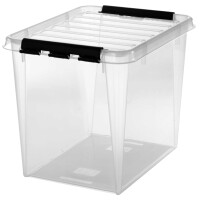 smartstore Aufbewahrungsbox CLASSIC 52 L, Clips: schwarz