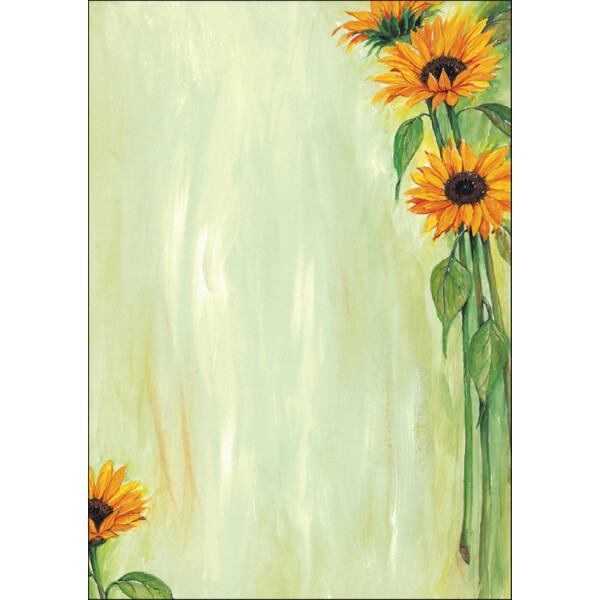 sigel Design-Papier, DIN A4, 90 g qm, Motiv "White Orchid"