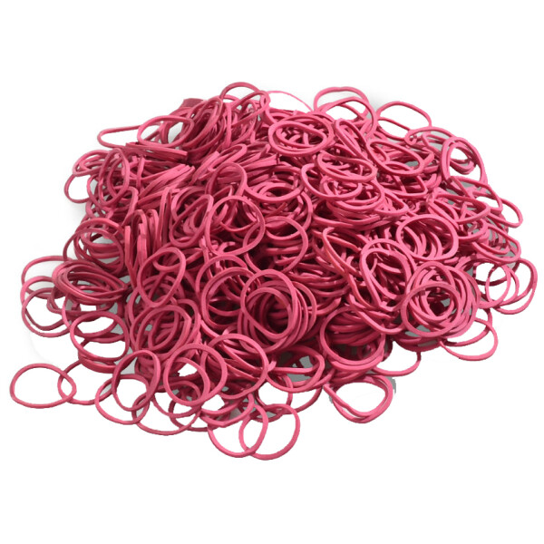 dm-folien Gummiringe im Beutel, rot, 100 mm, Großpackung