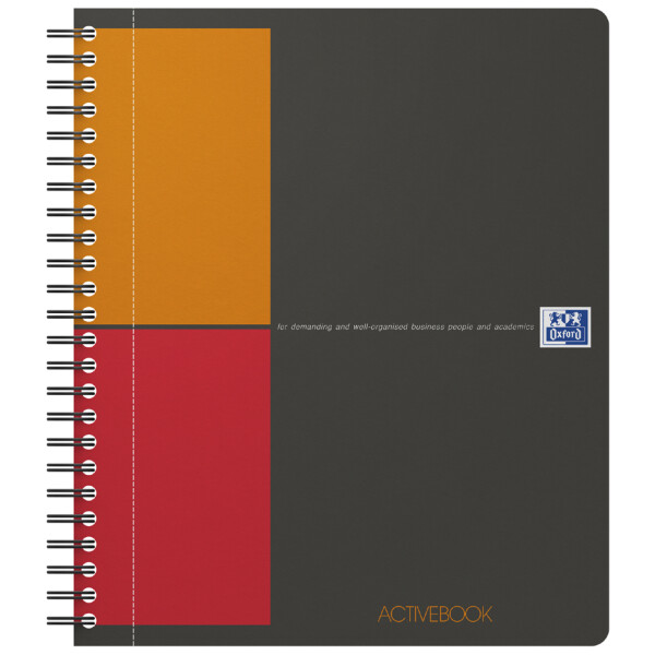Oxford International Spiral-Notizbuch "ACTIVEBOOK", kariert