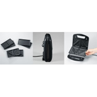 SEVERIN Multi-Sandwich-Toaster SA 2968, schwarz