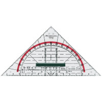 FABER-CASTELL Geometriedreieck BK 1 groß, mit Griff