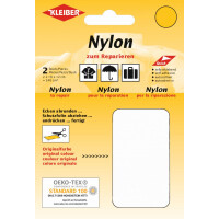 KLEIBER Nylon-Flicken, selbstklebend, neonorange