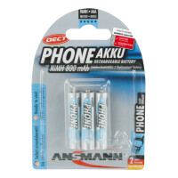 ANSMANN maxE NiMH Akku, Micro AAA, 800 mAh, 3er Blister