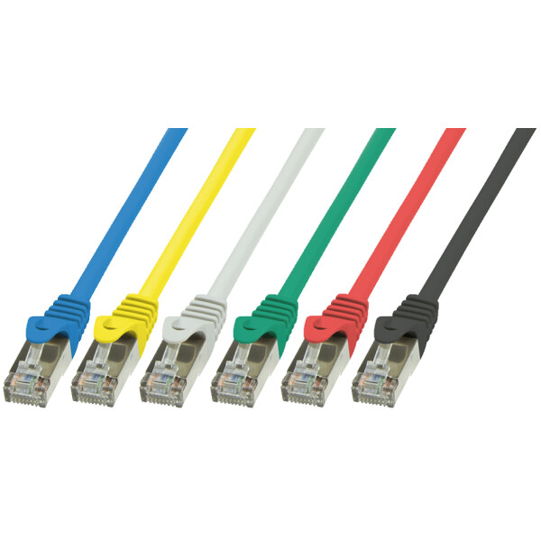 LogiLink Patchkabel, Kat. 5e, SF UTP, 20,0 m, grau