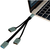 LogiLink USB 3.0 Hub mit USB-C 3.1 Gen1 Anschluss, 3-Port