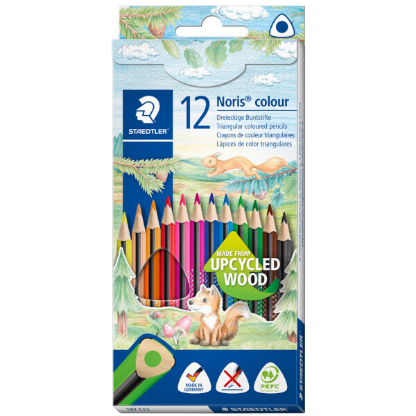 STAEDTLER Dreikant-Buntstift Noris colour, 12er Kartonetui