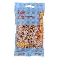 Hama Bügelperlen midi, teddybär-braun, im Beutel