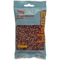 Hama Bügelperlen midi, teddybär-braun, im Beutel