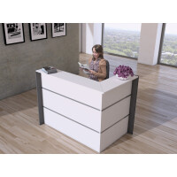 kerkmann Ecktheke BARI, (B)1.500 x (T)950 mm, anthrazit