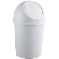 helit Abfalleimer "the flip", 6 Liter, lichtgrau