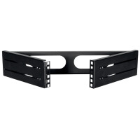 LogiLink 19" Wandhalterung, 4 HE, schwarz (RAL9003)