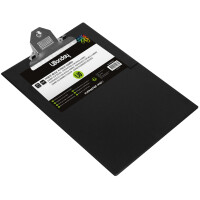 Wonday Klemmbrett, DIN A4, PVC-Folienüberzug, schwarz